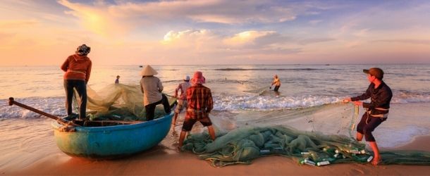 Mui Ne fishing village